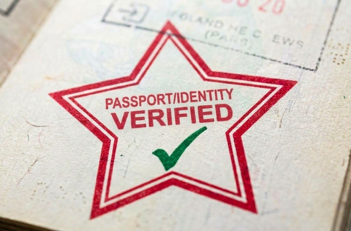 Sender Passport verified stamp